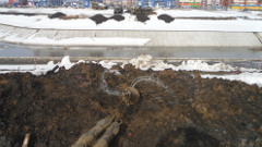 ГНБ прокол под рекой Тавла, Саранск, затягивание в пробуренную скважину