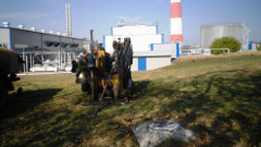 ГНБ прокол для АО Тепличное, Саранск, бурение пилотной скважины