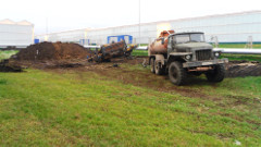 ГНБ прокол для АО Тепличное, Саранск, бурение пилотной скважины