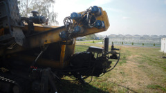 ГНБ прокол для АО Тепличное, Саранск, бурение под теплицей