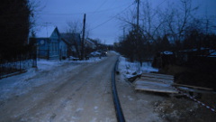 ГНБ прокол, Саранск, улица Юнатская, подготовка труб ПНД к затягиванию