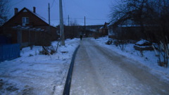 ГНБ прокол, Саранск, улица Юнатская, затягивание ПНД трубы